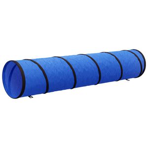 vidaXL suņu tunelis, zils, &Oslash; 40x200 cm, poliesters