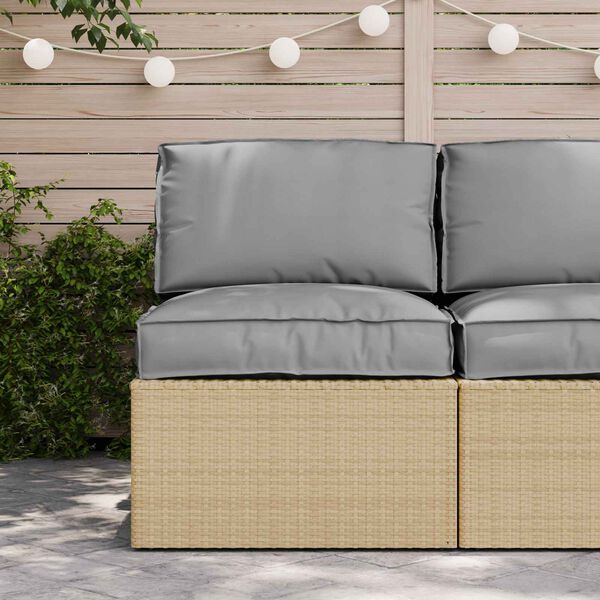 vidaXL Kastī&scaron;u spilvenu komplekts 2 pcs Pelēka Oksforda audums