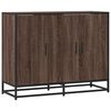 vidaXL kumode, ozolkoka krāsa, 94x35x76 cm, inženierijas koks