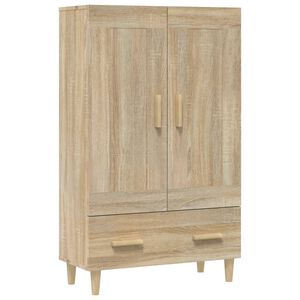 vidaXL augstais skapītis, ozola krāsa, 70x31x115 cm, inženierijas koks