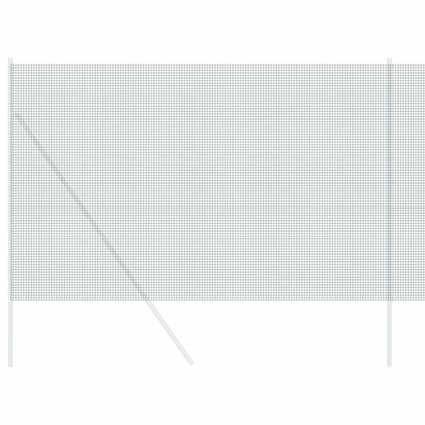 vidaXL Metinātās stieples žogs Zaļa 1.5 x 10 m Tērauds