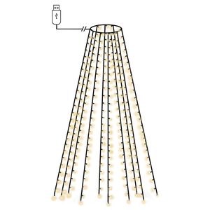 vidaXL Ziemassvētku lampiņas, 250 LED, 250 cm