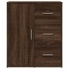 vidaXL kumodes 2 gab., brūna ozola, 60x31x70 cm, inženierijas koks