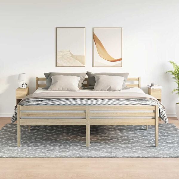 vidaXL naktsskapī&scaron;i ar atvilktni, 2 gab., ozolkoka, 20x36x60 cm