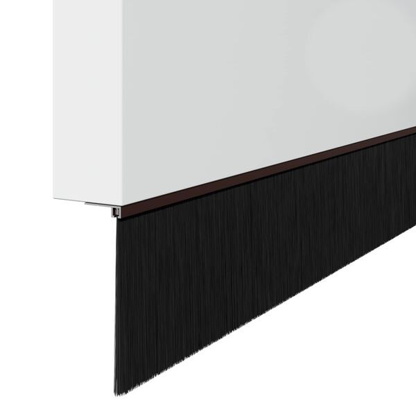 vidaXL Skrūvējami durvju birstes blīvējumi 12 pcs Brūna 100 cm