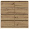 vidaXL bufete Artisan Oak 100x35x99 cm Engineered Wood