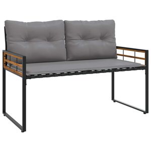 vidaXL Koka Lādes Sols 114 x 55 x 77 cm Gai&scaron;i pelēks Taisnstūra
