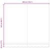 vidaXL automātiski izvelkama markīze, LED, pelēka un balta, 300x250 cm