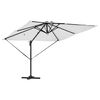 vidaXL Roma Parasol Bēša 286 x 285 x 270 cm Alumīnijs un poliesters