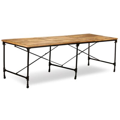 vidaXL virtuves galds, 240 cm, mango masīvkoks