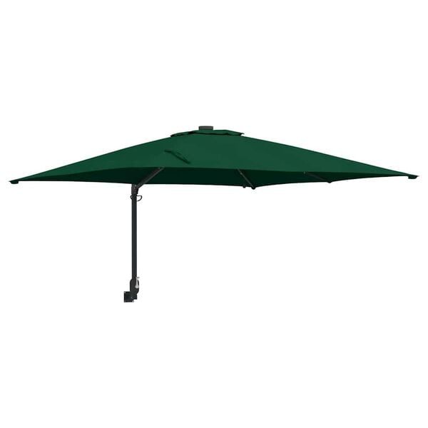 vidaXL Dārza parasols Zaļa 248.5 x 247.5 x 160 cm audums