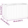 vidaXL puķu kaste, 59x27,5x35 cm, akācijas masīvkoks