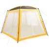 vidaXL baseina nojume, 500x433x250 cm, dzeltens audums