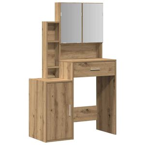 vidaXL Dressing galds Artisānā ozols 80 x 35 x 132 cm