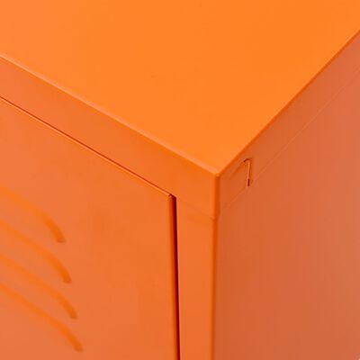 vidaXL TV skapītis, 105x35x50 cm, tērauds, oranžs