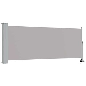 vidaXL izvelkama sānu markīze, 100x300 cm, pelēks
