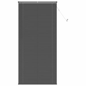 vidaXL Venēcijas žalūzija Regulējams Sudrabaini pelēks 213 x 90 cm PVC