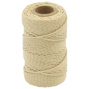 vidaXL Laivu virvju 2 mm 25 m Dabiska