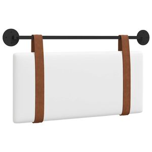 vidaXL Karājo&scaron;s galvgalis Vienkrāsains Balts 90 x 55 x 5 cm Antīks PU