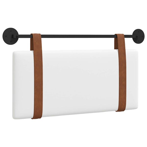 vidaXL Karājo&scaron;s galvgalis Vienkrāsains Balts 90 x 55 x 5 cm Antīks PU