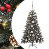 vidaXL Mākslīgā Ziemassvētku eglīte su 150 LED ar statīvu Zaļa 120 cm
