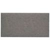 vidaXL Sienas galvgals 12 pcs Gai&scaron;i pelēks 30 x 15 cm audums