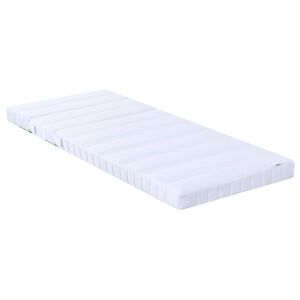 vidaXL Papla&scaron;ināms putu matracis 80 x 200 cm Balts