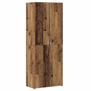 vidaXL Augstais skapītis Vecs koks 70 x 42,5 x 185 cm