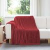 vidaXL Pledu segas 6 pcs Bordo sarkans 200 x 150 cm Flīss