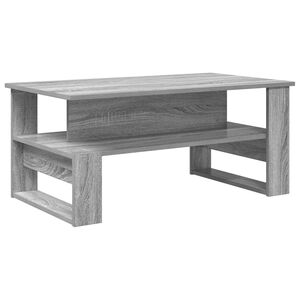 vidaXL Kafijas galdiņ&scaron; Pelēks Sonoma 90 x 50 x 40 cm Inženierijas koks