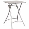 vidaXL Bistro galds Bē&scaron;a 55 x 55 x 72,5 cm Pulverkrāsots tērauds