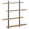 vidaXL Sienas plaukts Artisan Ozols 100 x 13.5 x 101 cm