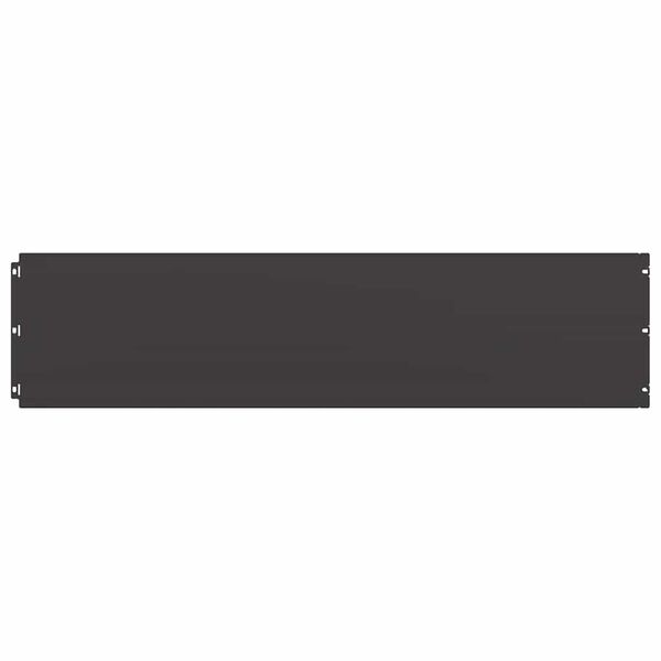 vidaXL Zālāju apmales 20 gab Melns 25x103 cm Auksti velmēts tērauds