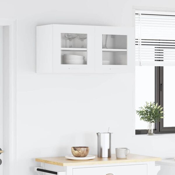 vidaXL Piekarams skapītis Balts 80 x 31 x 40 cm Inženierijas koks