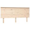vidaXL gultas galvgalis, 164x6x82,5 cm, priedes masīvkoks