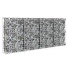 vidaXL gabions ar vāku, cinkots tērauds, 200x20x85 cm