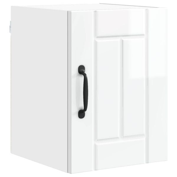 vidaXL Virtuves Skapis Augsta spīduma baltā krāsa 30 x 31 x 40 cm