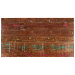 vidaXL galda virsma, 100x60x1,5 cm, taisnstūra, pārstrādāts masīvkoks