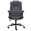 vidaXL biroja krēsls, tum&scaron;i pelēks samts