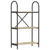vidaXL Grāmatu plaukts 3 līmeņi 60 x 30 x 109 cm Inženierijas koks