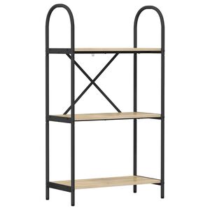 vidaXL Grāmatu plaukts 3 līmeņi 60 x 30 x 109 cm Inženierijas koks
