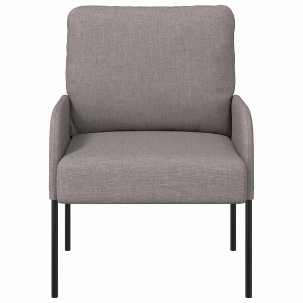 vidaXL Dīvāni ar spilvenu 55cm Pelēkbrūna Saplāksnis