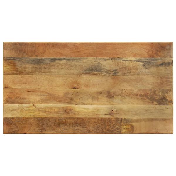 vidaXL virtuves galds, 110x60x76 cm, mango masīvkoks