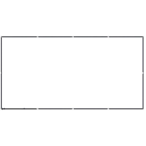 vidaXL suņu voljērs, 7,37 m&sup2;, tērauds