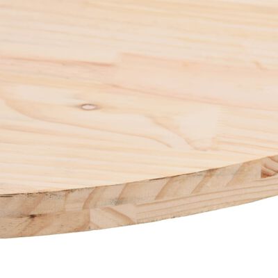 vidaXL galda virsma, 70x35x2,5 cm, priedes masīvkoks, ovāla