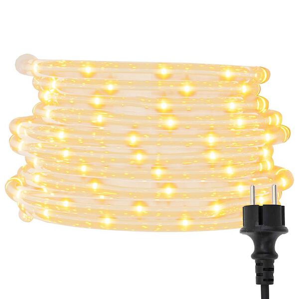 vidaXL lampiņu virtene ar 240 LED, silti balta, 10 m, PVC