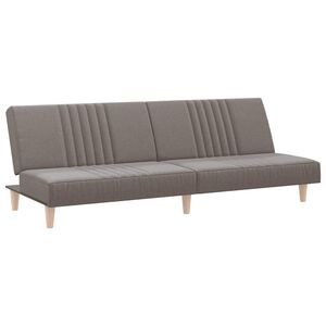 vidaXL dīvāngulta, pelēkbrūns audums