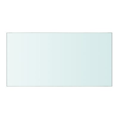 vidaXL sienas plaukts, 40x20 cm, caurspīdīgs stikls
