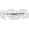 vidaXL Āra dīvānu komplekts 6 pcs Dabiska Cietā akācijas koks
