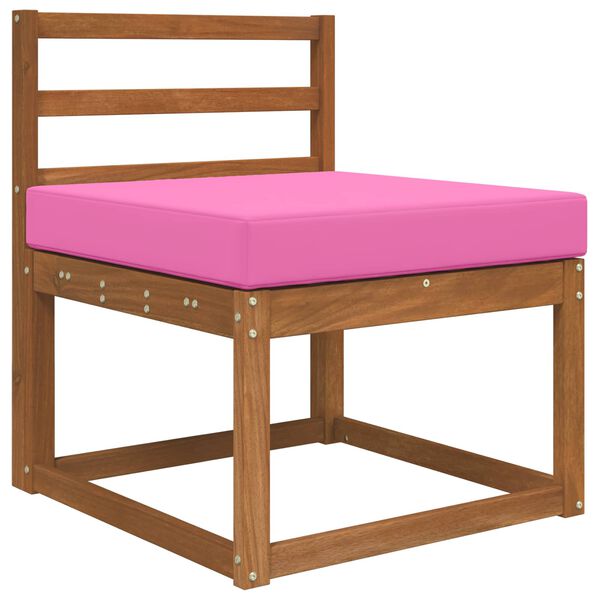 vidaXL Āra dīvāna spilvens Rozā 60 x 60 x 8 cm Poliesters